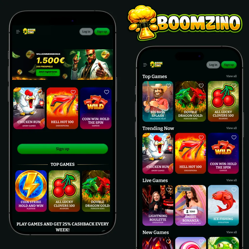 Boomzino Sportwetten und Live-Quoten